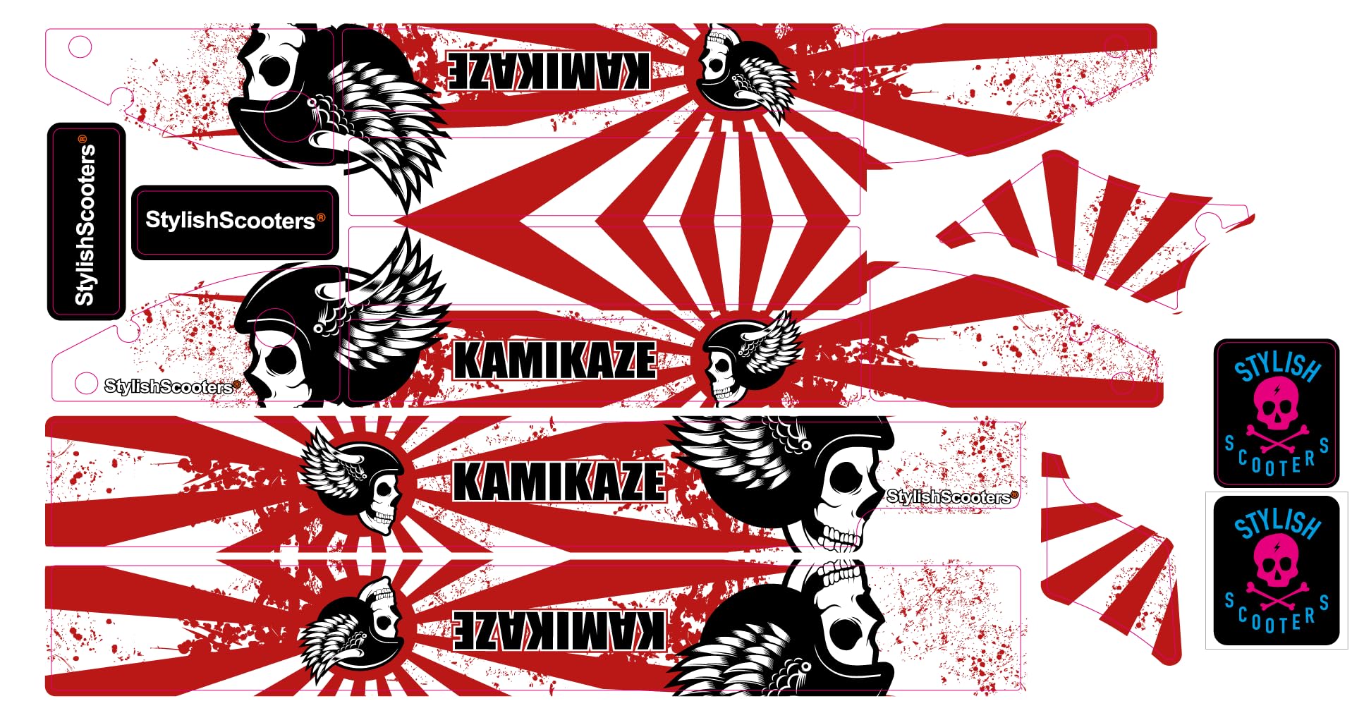 Smartgyro Model (Kamikaze) Electric Scooter Stickers — image 1