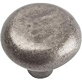 Atlas Homewares 331-P Distressed Collection 1.38-Inch Round Knob, Pewter