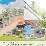 FILMGOO Window Film One Way Mirror Silver 60x200cm Privacy Heat Control view 6