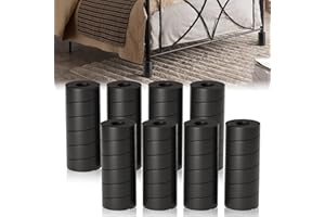 MEEMENG Bed Frame Leg Covers & Toe Protectors (8pcs) – Reusable Furniture Foot Guards for Sofa, Chair, Table – Anti-Collision Pads, Safety Shields (15cm) – Prevent Toe Stubbing & Floor Scratches