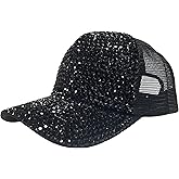Keiutexe Unisex Baseball Caps Mesh Trucker Hat Snapback Square Patch