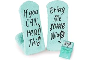 Breezy Valley Wine Socks Gifts for Women, Valentines Day Gifts for Her Wife Friends Female Coworker Teacher Nurse Gifts for Women - Funny Birthday Gifts for Grandma Mom
