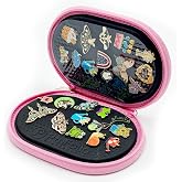 PinFolio Go Pin Display Bag, Lightweight &amp; Compact Sports &amp; Disney Pin Book Designed for Loungefly Backpacks &amp; Easy Trading Up to 40 1-Inch Enamel Pins (Pink)