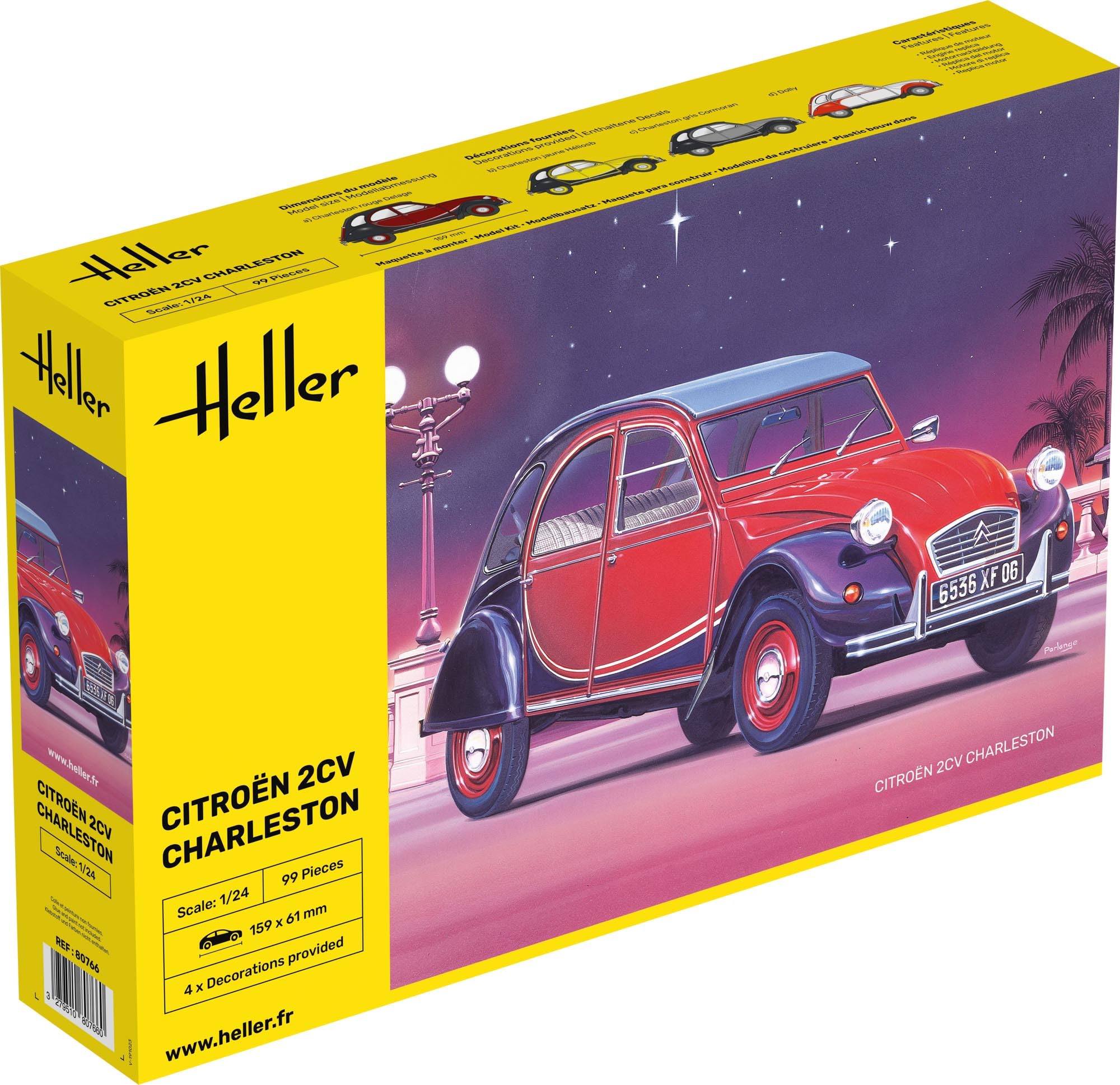 Heller 1:24 - Citroen 2 CV Charleston