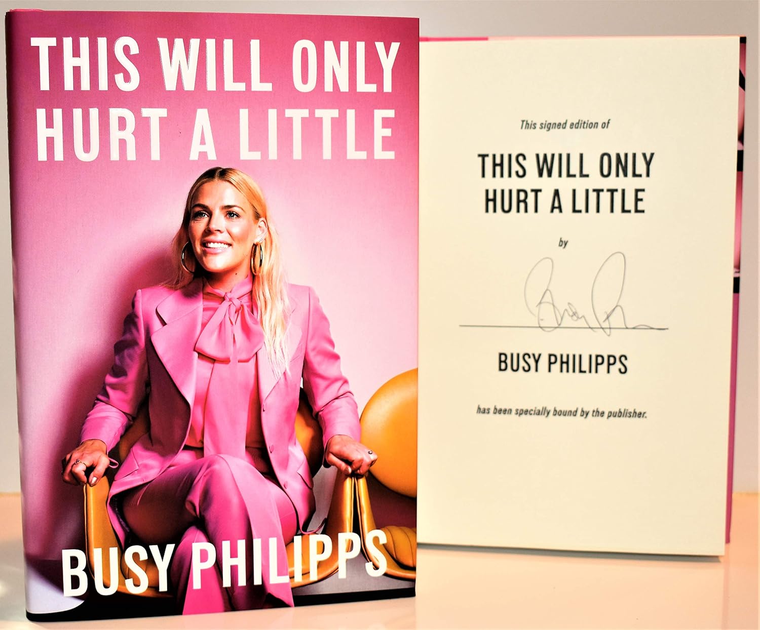 This Will Only Hurt a Little AUTOGRAPHED Busy Philipps (Dawsons Creek) SIGNED BOOK COA