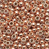 Toho Seed Beads, Permanent Finish Galvanized Rose Gold (2)