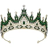 SWEETV Tiaras and Crowns for Women, Wedding Tiara for Bride, Rhinestone Queen Crown, Crystal Costume Hair Accessories for Birthday Prom Quinceanera Celebration