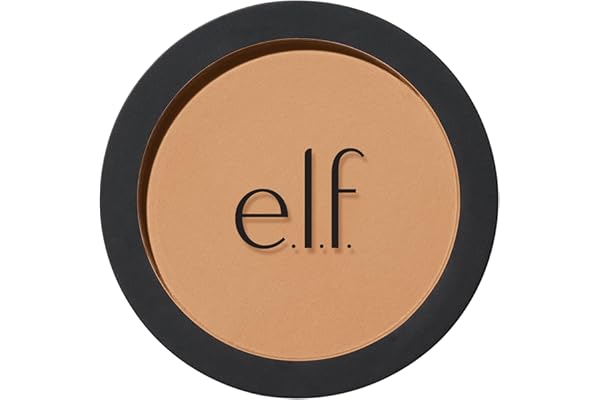 e.l.f. Primer Infused Bronzer, Matte Finish & Long Wear, Creates A Radiant Glow, Forever Sunkissed, 0.35 Oz (9.9g)