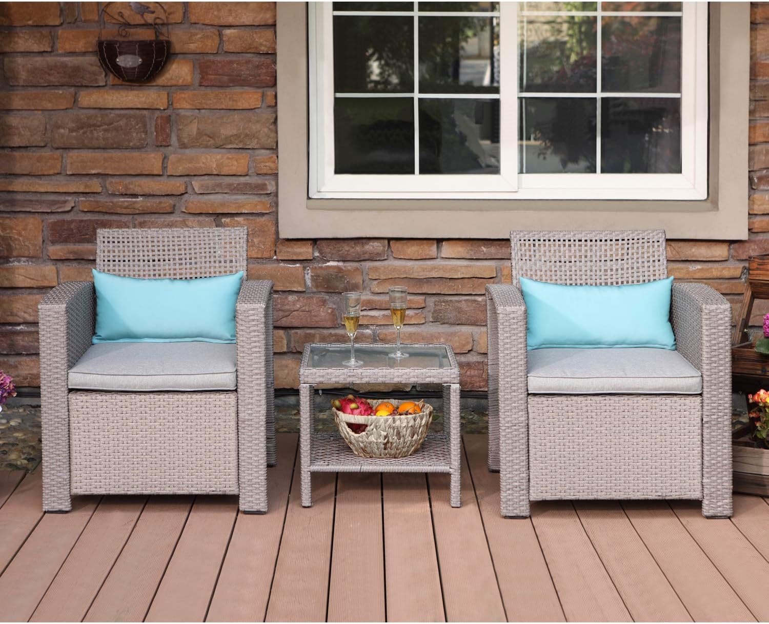Best Bistro Table Set Turquise