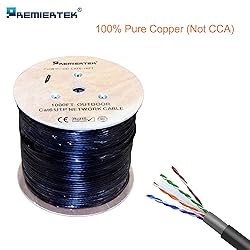 Outdoor UTP 1000Ft Double Jacket Cat6 23AWG
