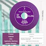 SS Shovan 3Pcs 4 Inch Diamond Glass Cutting Disc Kit 100mm 22.23mm bore view 2