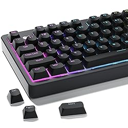 GMKWTL XVX Shine Through Keycaps, Black Semi
