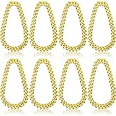 HDXSMJV Money Chain with Dollar Sign Necklace,Chunky Necklace for Women Men,Fake Gold Chain Necklace,Hip Hop Chain Bulk Costume Rapper Chain Big Gold Chain Necklace Pendant Necklace 80s 90s Punk Style