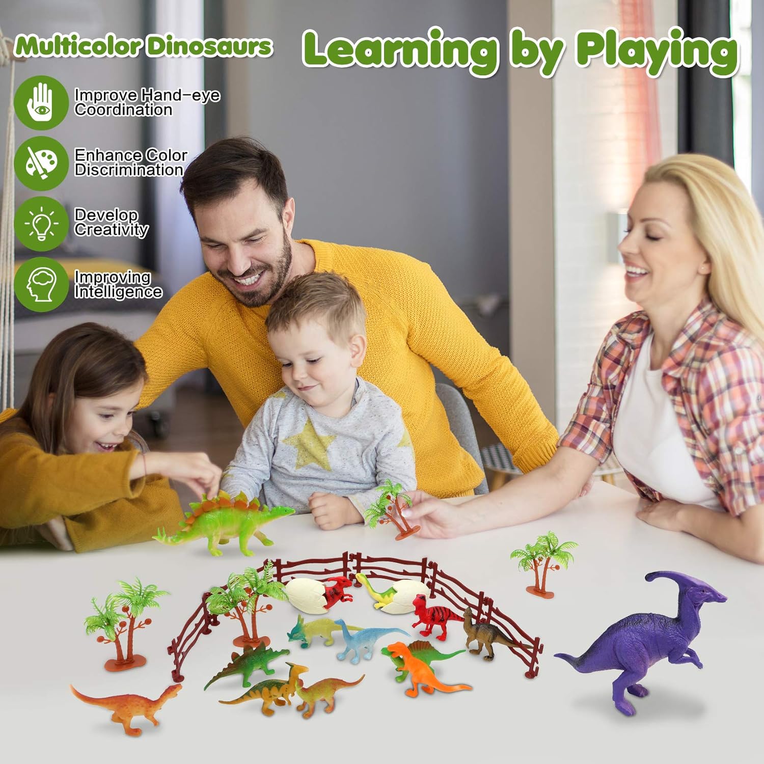 Dinosaur Toys for Kids 35,Toddler Toys for 3 4 5 6 Year Old Boys Girls