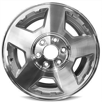 Amazon Com Road Ready Car Wheel For 2004 2007 Chevrolet Silverado 1500 2004 2006 Chevrolet Tahoe 17 Inch 6 Lug Gray Aluminum Rim Fits R17 Tire Exact Oem Replacement Full Size Spare Automotive