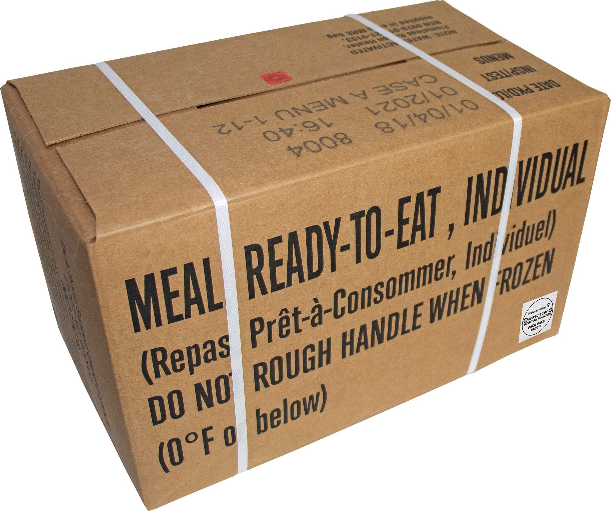 Western Frontier 2021 MRE and up Inspection Date, 2018 Pack Date, MRE, Meals Ready-to-Eat Genuine US Military Surplus Inspection