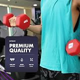 KAYMAN Neoprene Dumbbells Set 2 x 4 Kg Anti-Slip Hex Coated Home Gym view 3
