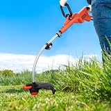 BLACK+DECKER 900W 35cm Electric Strimmer with Wheel Edge Guide GL9035-GB view 6