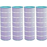 Hurricane Filters 4 Pack HF9419-01P Platinum Purple Spa Filter Cartridge - Replacement for PAP200, Unicel C-9419, Filbur FC-0688, Pentair Clean & Clear 200, Predator 200