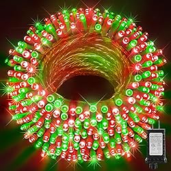 197FT 500 LED Christmas String Lights Outdoor with