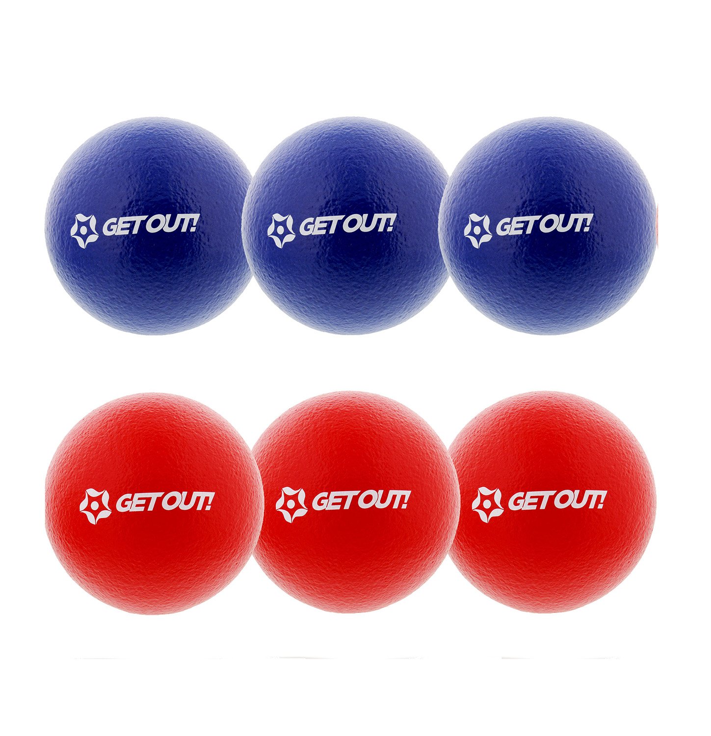 Get Out Soft Dodgeball Balls Latex Free 6 Inch Playground Balls 6 Pack Red And Blue Dodgeball Foam Ball Set Buy Online In India At Desertcart In Productid 41985226