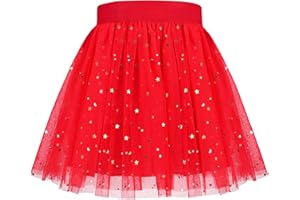 Sunny Fashion Girls Skirt Navy Blue Pearl Stars Sparkling Tutu Dancing Size 4-12