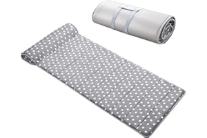 BALAPET Memory Foam Toddler Nap Mat with Name Tag, Daycare Portable Sleeping Mat with Removable Pillow for Preschool Kindergarten Kids Girls Boys