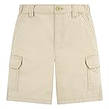 Levi's Boys' Pull On Cargo Shorts, Pale Khaki