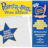 Poster-Size Word Search - Fun in The Summer Sun - 100 Words to Find On This Giant Word Search Puzzle
