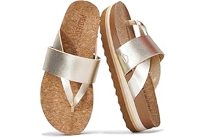 Project Cloud Fashion Womens Sandals - Memory Foam Insole and Comfortable Platform Sandals for Women 2025 - Lightweight and Non-slip Perfect Beach Slides