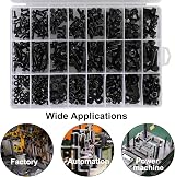 FandWay 720Pcs Bolts Nuts Set M3 M4 M5 M6 Hex Socket Cap DIN912 12.9 view 6