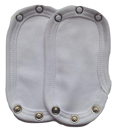 Dtailz Baby Kleidung Erweitern (Baby Vest Extender) (Sortenpack, 2 Grössen Poppers)
