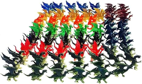 mini plastic dragons