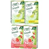 True Lime LIMEADE & WATERMELON (Pack of 4 | 2 boxes each flavor) 10ct each box. True Lemon | True Citrus
