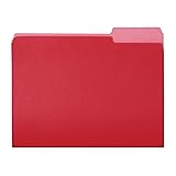 Amazon Basics File Folders, Letter Size, 1/3 Cut
