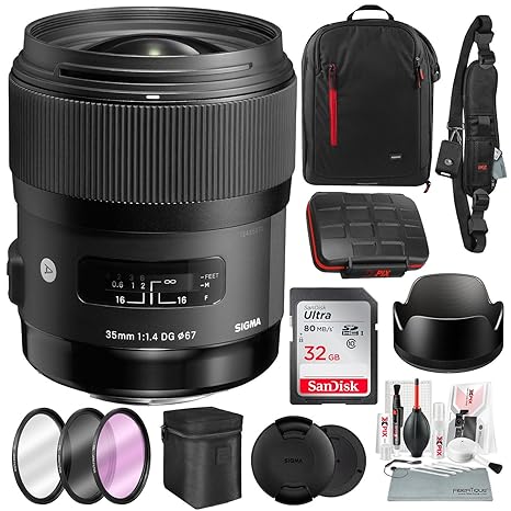 Sigma - Lente de 35 mm f/1,4 DG HSM para cámaras réflex Canon con ...