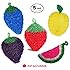 Dish Scrubber for Dishwashing (5 PK Mix) | Net Cloth Scrubber / Washcloth / Dish Rag Cloths | No Mildew Odor Smell like Sponge or Dishcloths | Stocking Stuffers for Women Mom