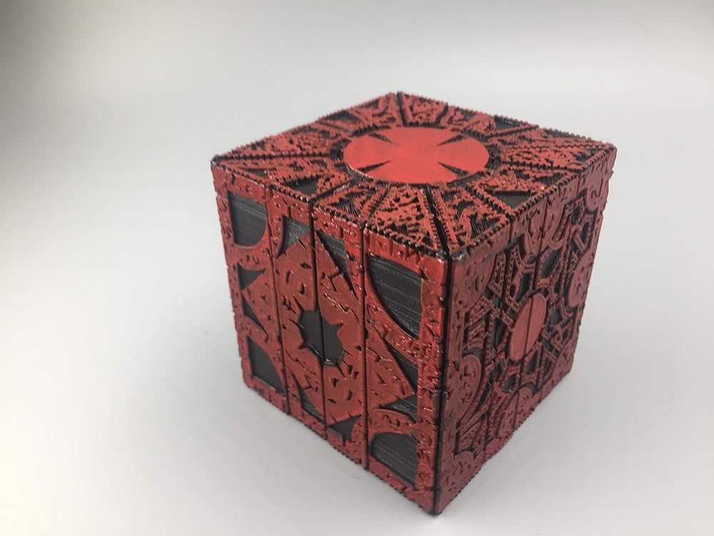 Hellraiser puzzle box custom Blood Red 11 replica moving