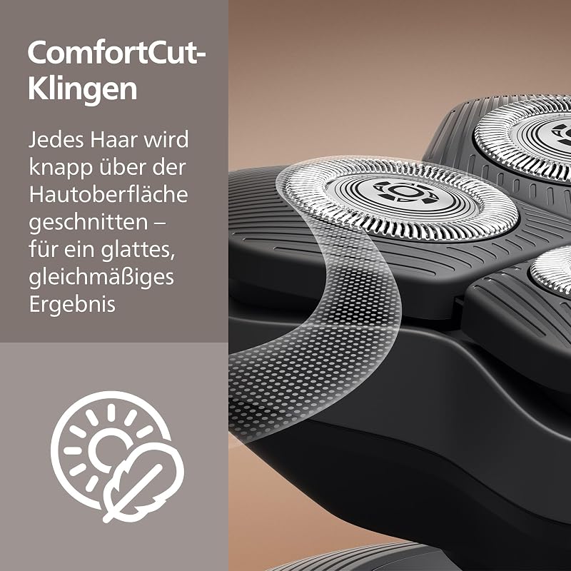 Head Shaver Pro Series 7000 – elektrischer Glatzenrasierer für Herren und Frauen, flexibler 360grad-Scherkopf und ComfortCut-Klingen, gründliche Rasur, sanft zur Haut, Modell HS7980/15