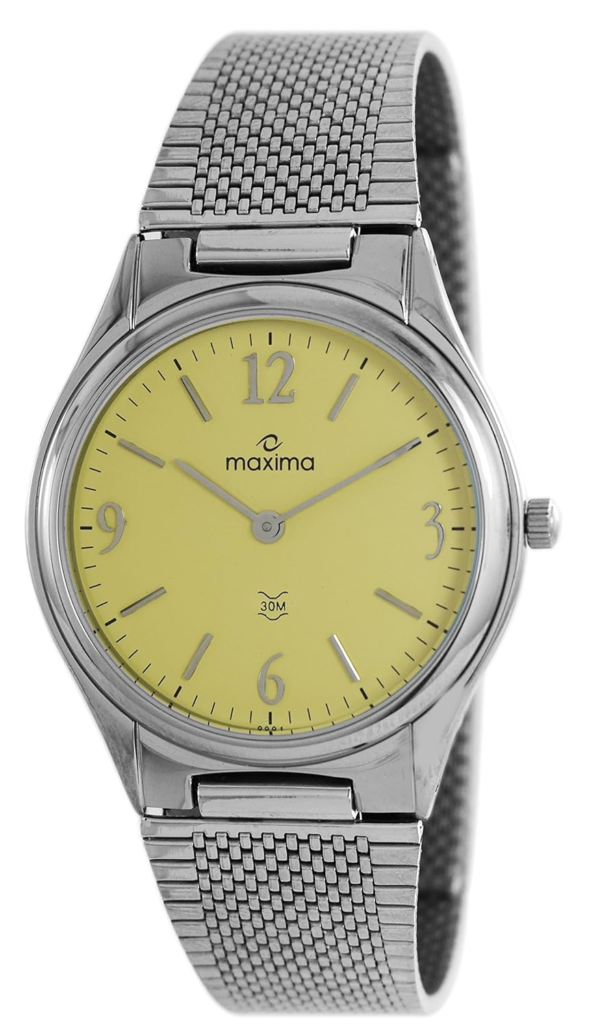 Buy Maxima Analog Gold Dial Unisex Watch 09991BMGI at Amazon.in