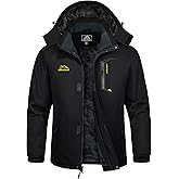 MAGCOMSEN Winter Coats for Men Ski Snow Jacket Waterproof Fleece Insulated Jackets Outdoor Snowboard Warm Parka Raincoat