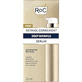 RoC Retinol Correxion® Deep Wrinkle Retinol Face Serum with Ascorbic Acid, Daily Anti-Aging Skin Care Treatment for Fine Line
