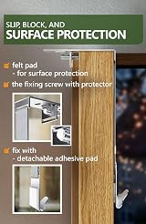4smile Stainless Steel Wreath Hanger for Front Door - Universal Holiday Decor view 5