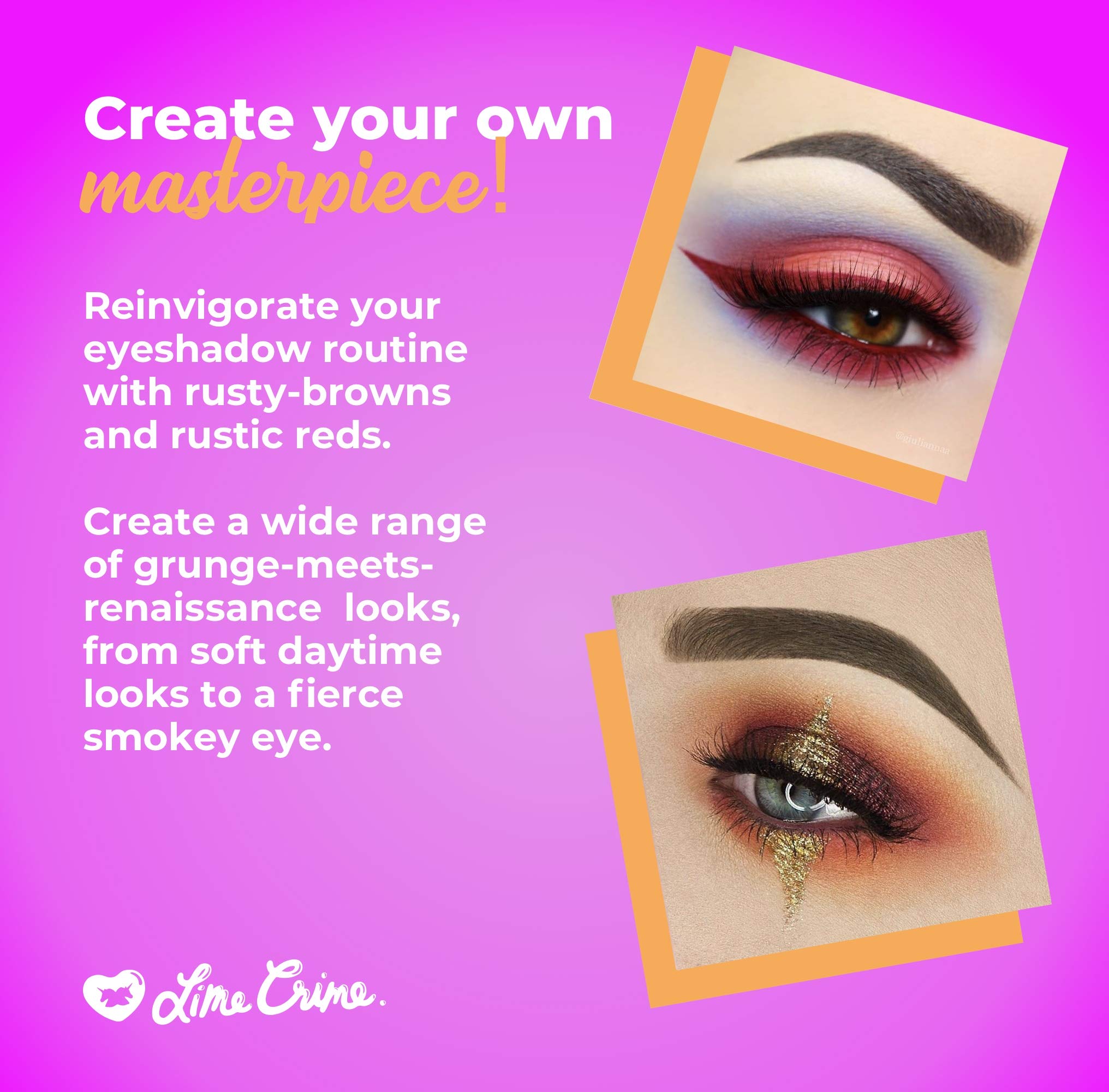 Lime Crime Venus Eyeshadow Palette, Venus Bundle 16 Color Matte