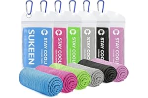 Sukeen Cooling Towel (40"x12"), Ice Towel Sets,Soft Breathable Chilly Towel,Microfiber Towel for Yoga,Sport,Running,Gym,Workout,Camping,Fitness,Workout & More Activities
