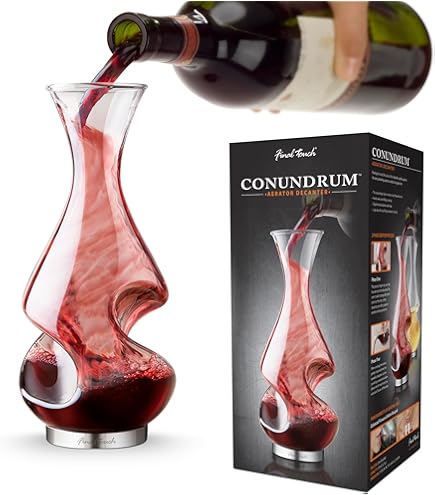 ABOOFAN Carafe à Vin Rouge En Verre Borosilicate Motif Crâne – Bouteille Élégante Résistante Chaleur Pour Whisky, Vodka, Halloween
