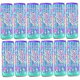 Alani Purple Cotton Candy Energy Drink Sugar Free, Low Calorie Energy Drinks, 12 Fl Oz Cans