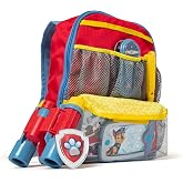 Melissa &amp; Doug PAW Patrol Pup Pack Backpack | PAW Patrol Rescue Backpack, Pretend Play Toys, Binoculars, Whistle, Compass, Mission Map, Preschool Toys for Kids, Ages 3+