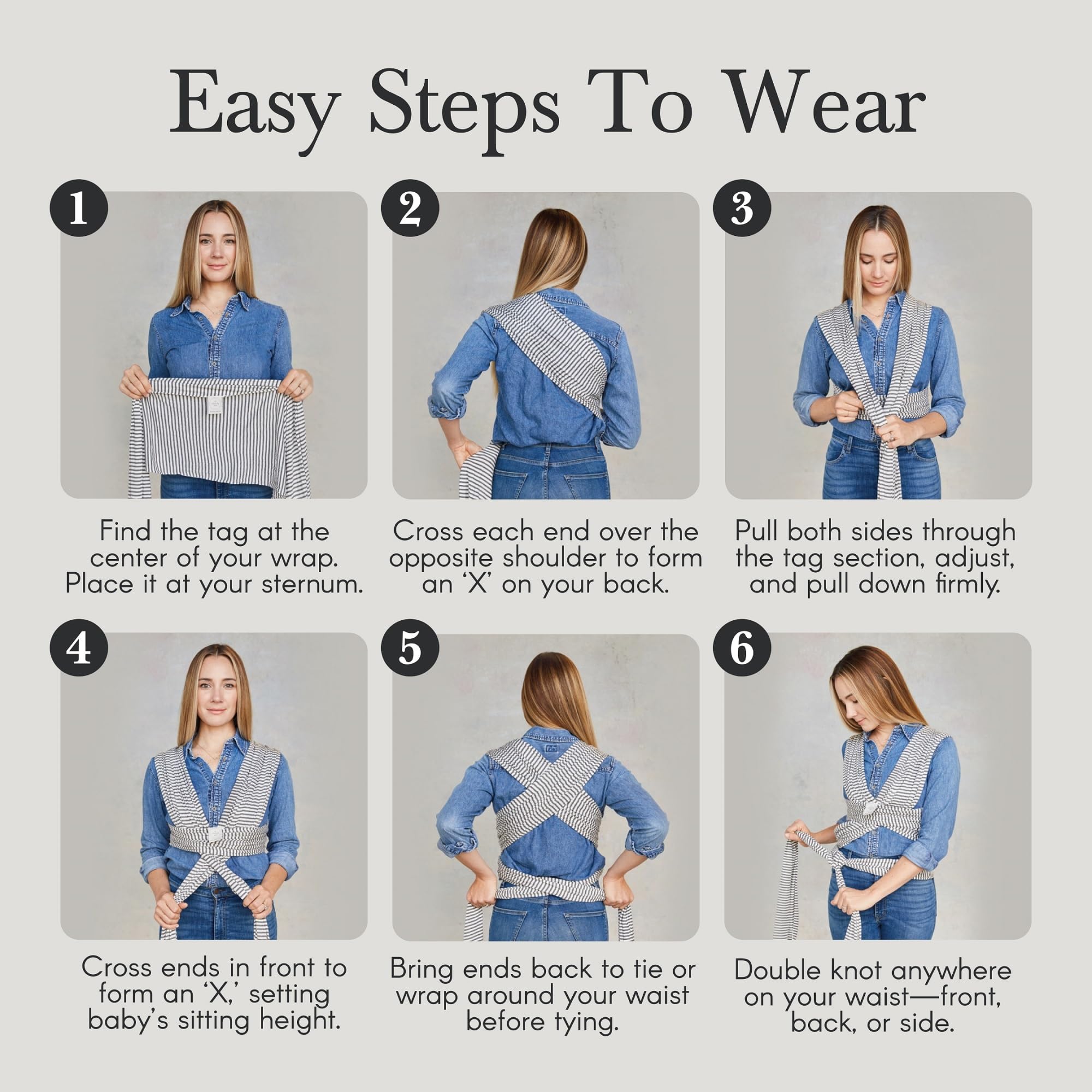 Solly Baby Wrap, Buttery-Soft Baby Carrier Newborn to Toddler 8-25 Lbs., Lightweight & Hands-Free Infant Sling Wrap, Breathable Summer Carrier, Baby Wearing & Postpartum Essential, New Mom Gift, Basil