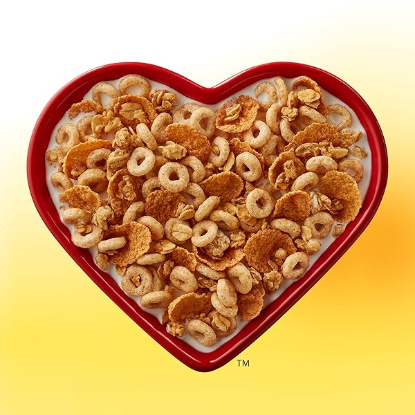 HONEY NUT CHEERIOS MEDLEY CRUNCH, HEART HEALTHY CEREAL, LARGE SIZE, 16.7 OZ